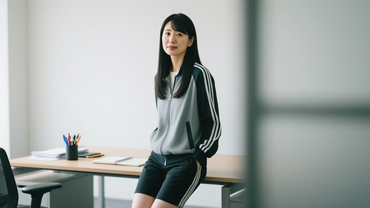 オーストラリアのカフェで働く若い女性